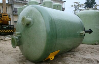 圆底立式玻璃钢储罐