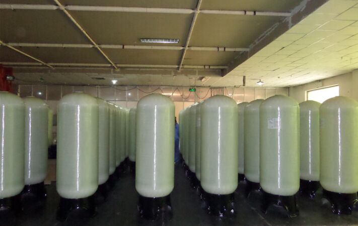 河北玻璃钢树脂罐生产车间图片展示