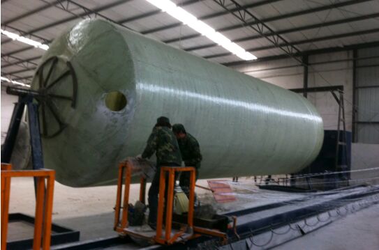 河北玻璃钢罐现场缠绕现场