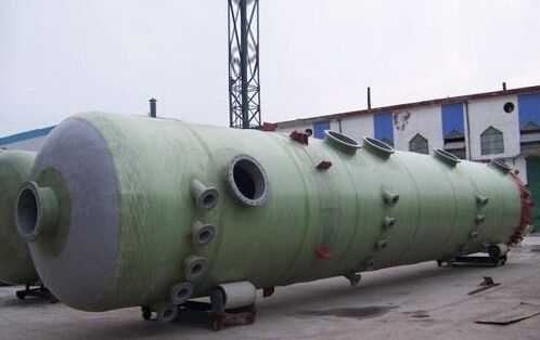 河北玻璃钢树脂罐生产现场图片